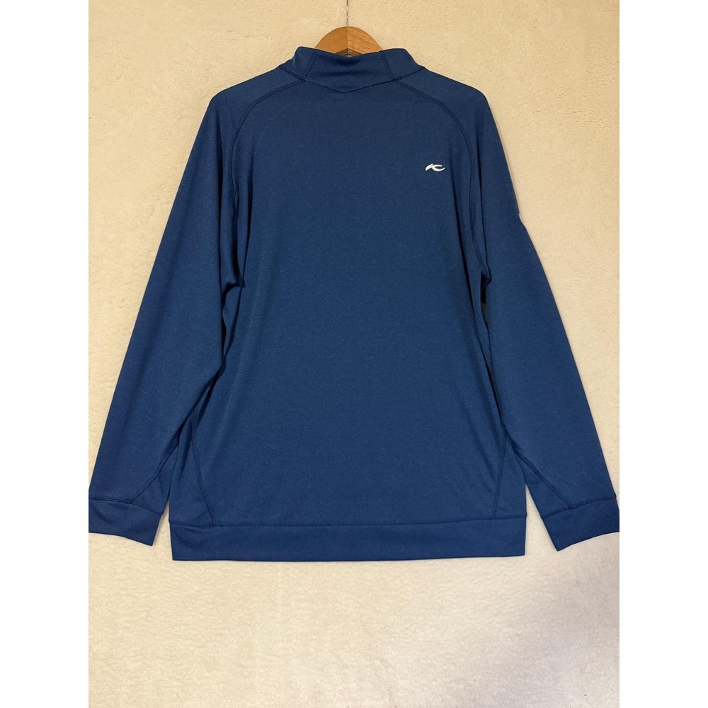 KJUS Pullover Mens 2XL Blue Keano Half Zip Golf Performance Stretch MG25-D04 - Picture 2 of 10